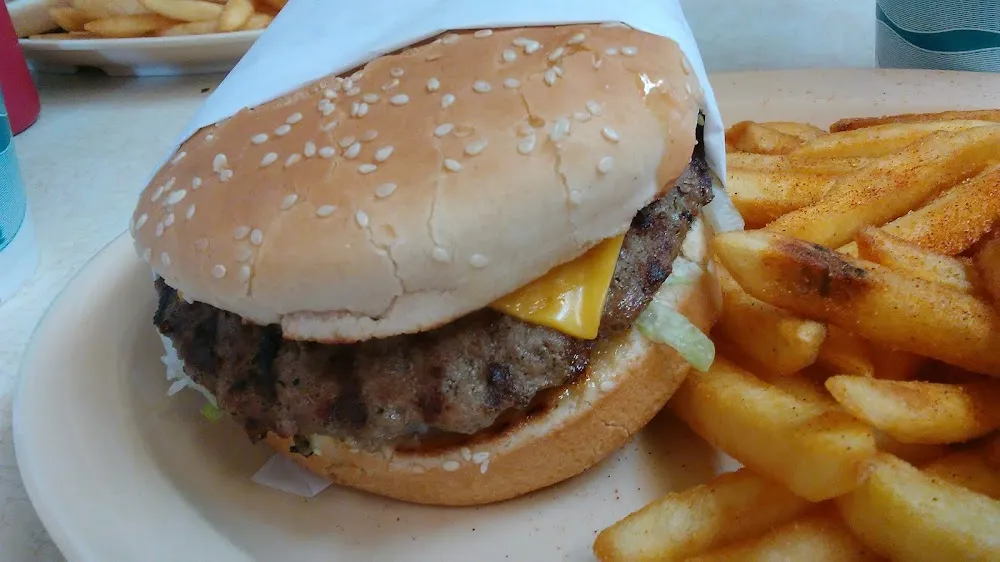 Cheeseburger and Fries